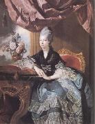 Johann Zoffany Queen Charlotte (mk25) oil painting picture wholesale